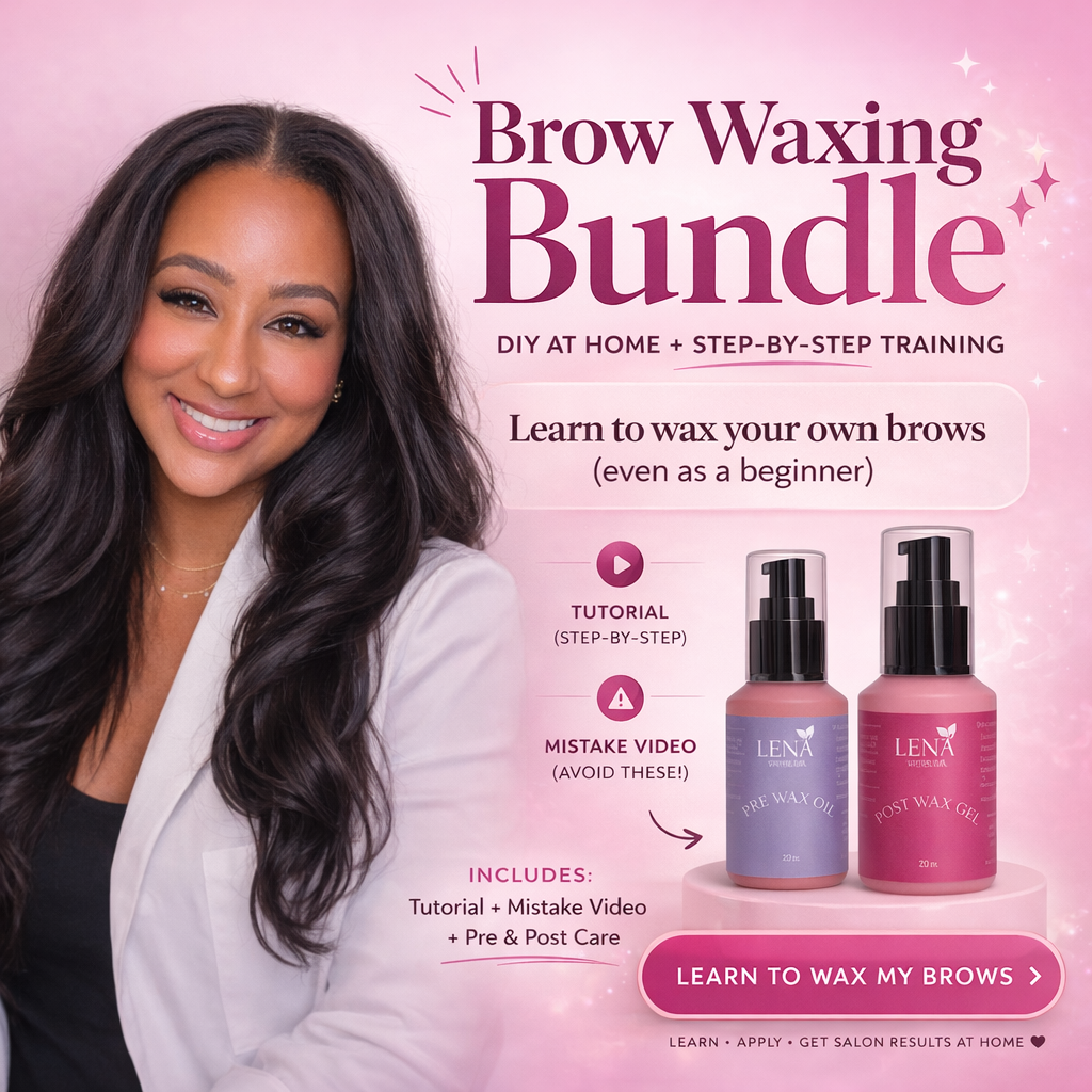 Brow waxing at home Bundle + Pre & Post Wax + Mistake video