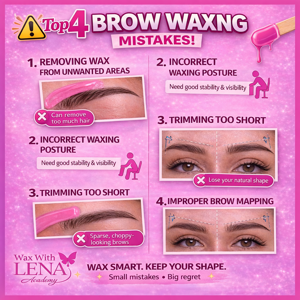 4 most common brow waxing mistakes